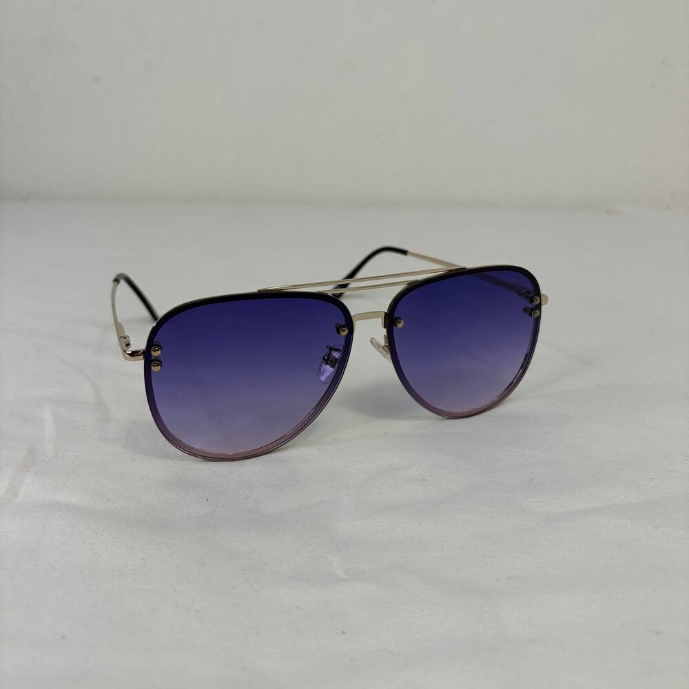 VIVIENFANG Retro Oversized Aviator Sunglasses Women's, purple, 87247, trendy
